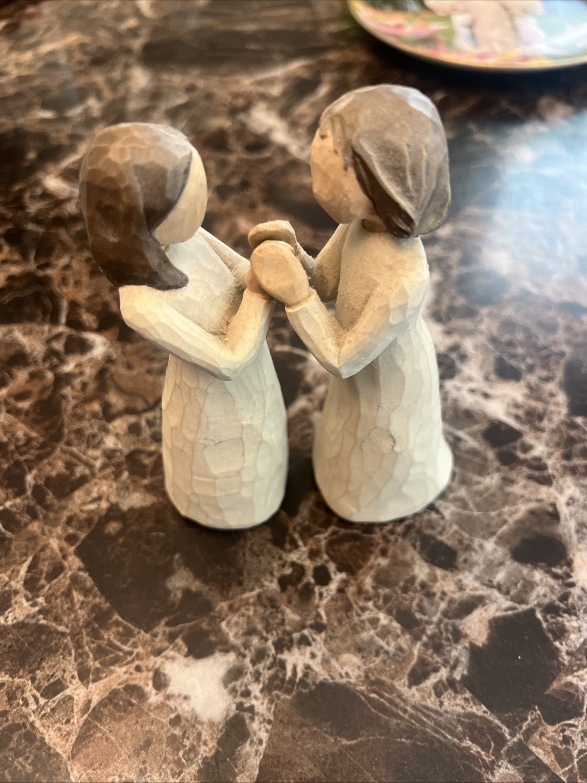 Vintage 2000 Willow Tree \'Sisters by Heart\' Figurine - 2 Piece - Susan Lordi