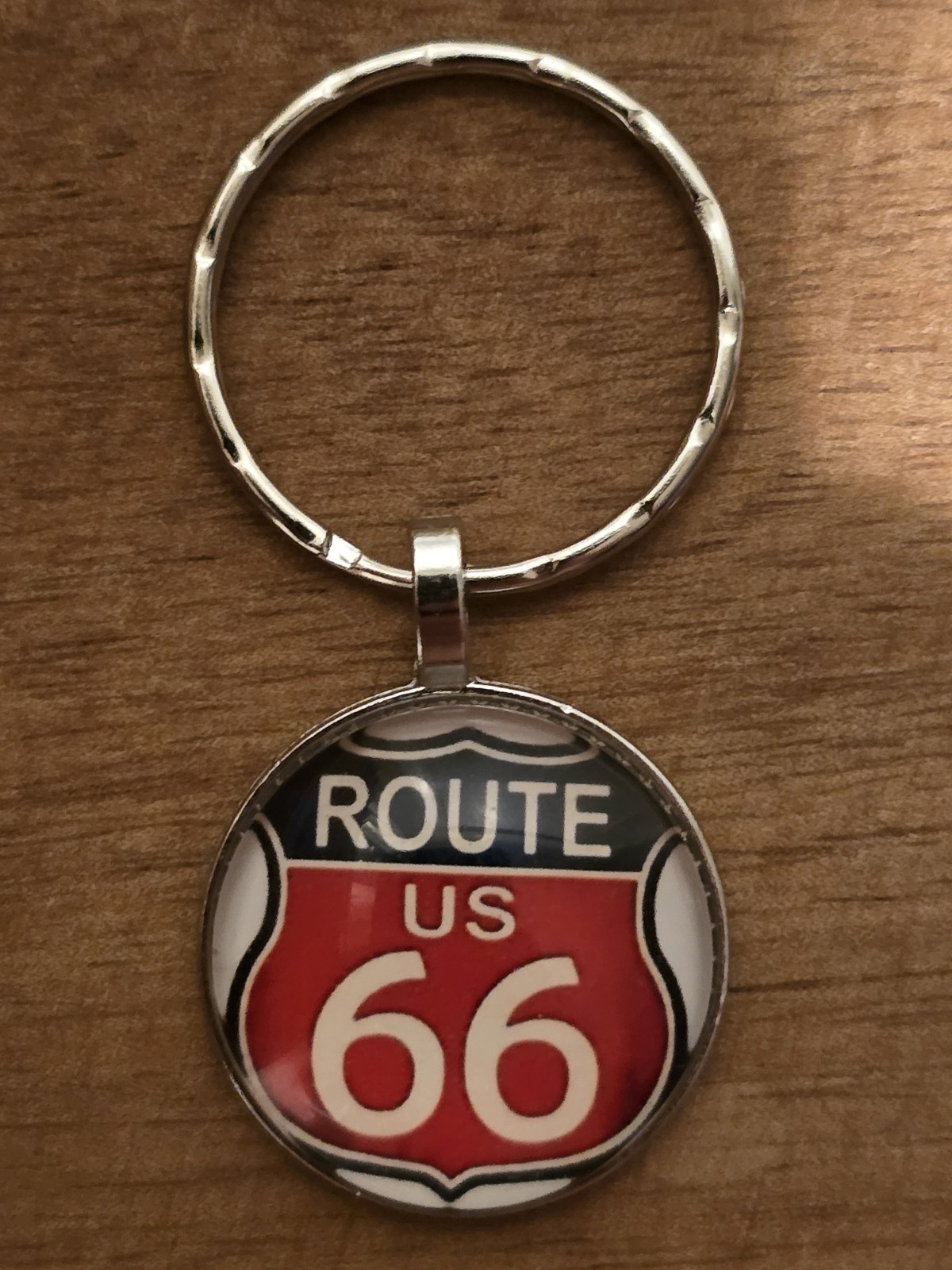 Historic Route 66 America\'s Highway Keychain  Highway Sign