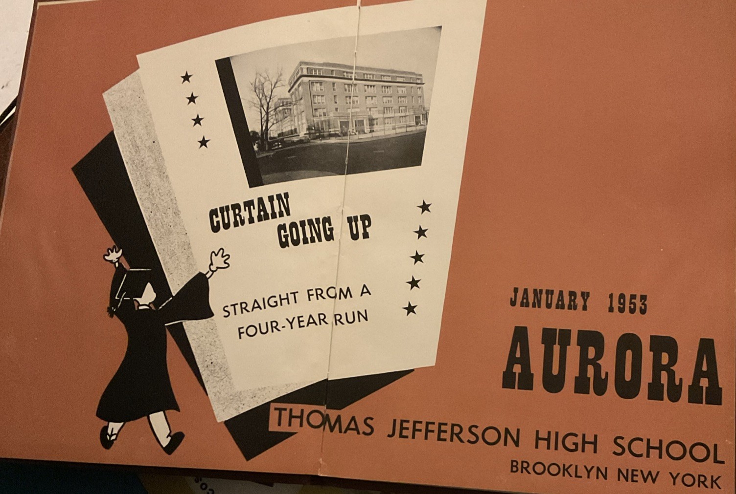 1953 Aurora Yearbook Thomas Jefferson High School Brooklyn New York