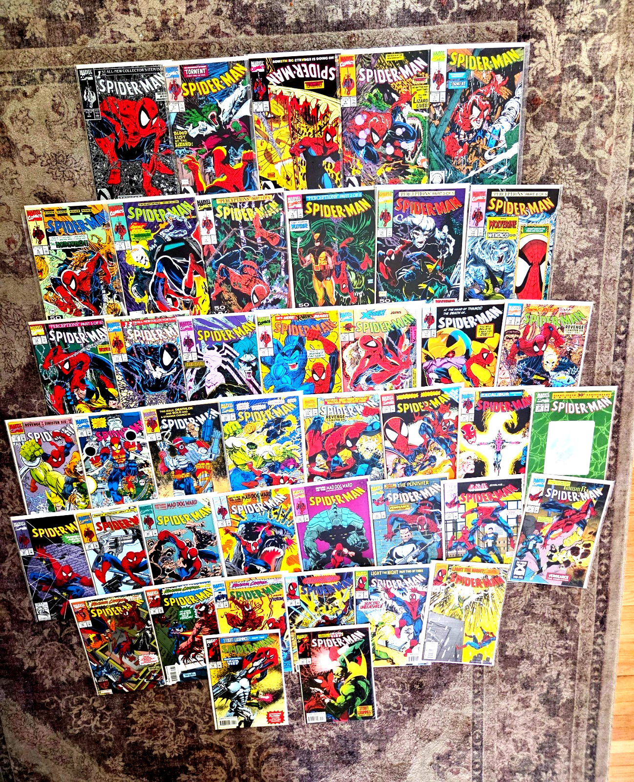 Spider-man #1-42  1990 Todd McFarlane Lot Of 42 NEW MINT UNREAD