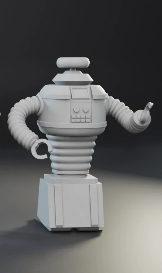 Lost in Space Animated Robot 12in 3D Printed PLA Sci Fi Display Figure