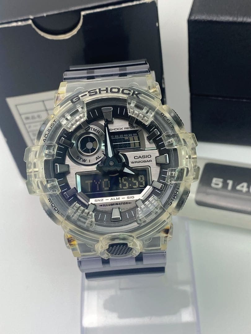 Casio G-SHOCK Analog-Digital Wristwatch GA700SK Excellent Condition