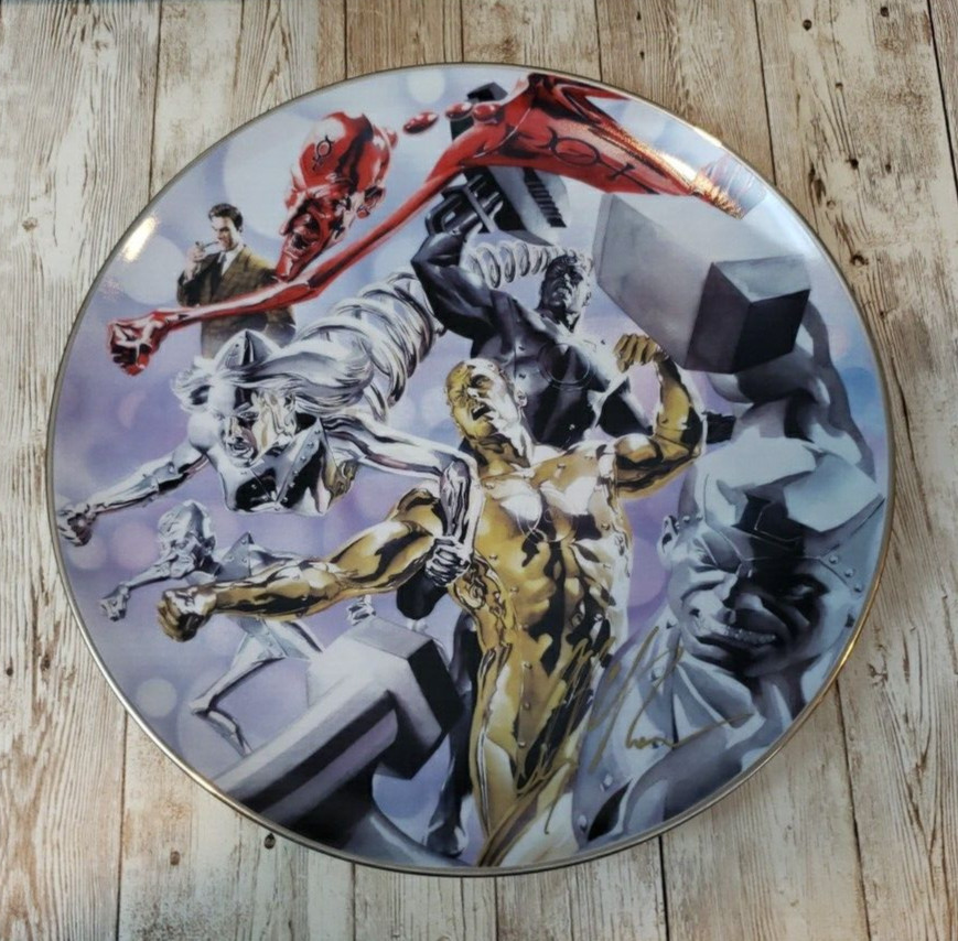 DC Metal Men Collector's Plate Limited Ed. 573/2500 **Alex Ross hand AUTOGRAPH**