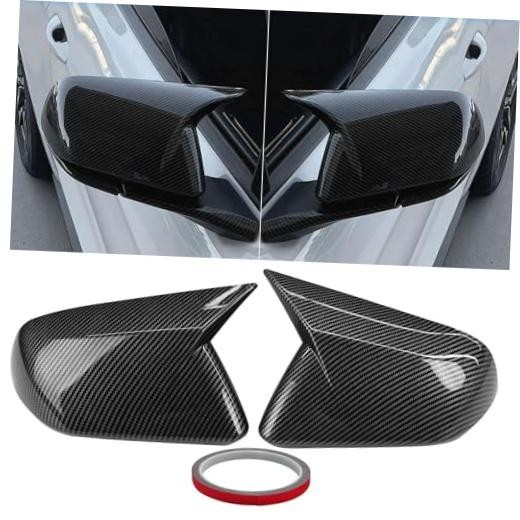Fit for 2015-2025 Ford Mustang Side Ox Horn Mirror Carbon Fiber（for 2015-2024）