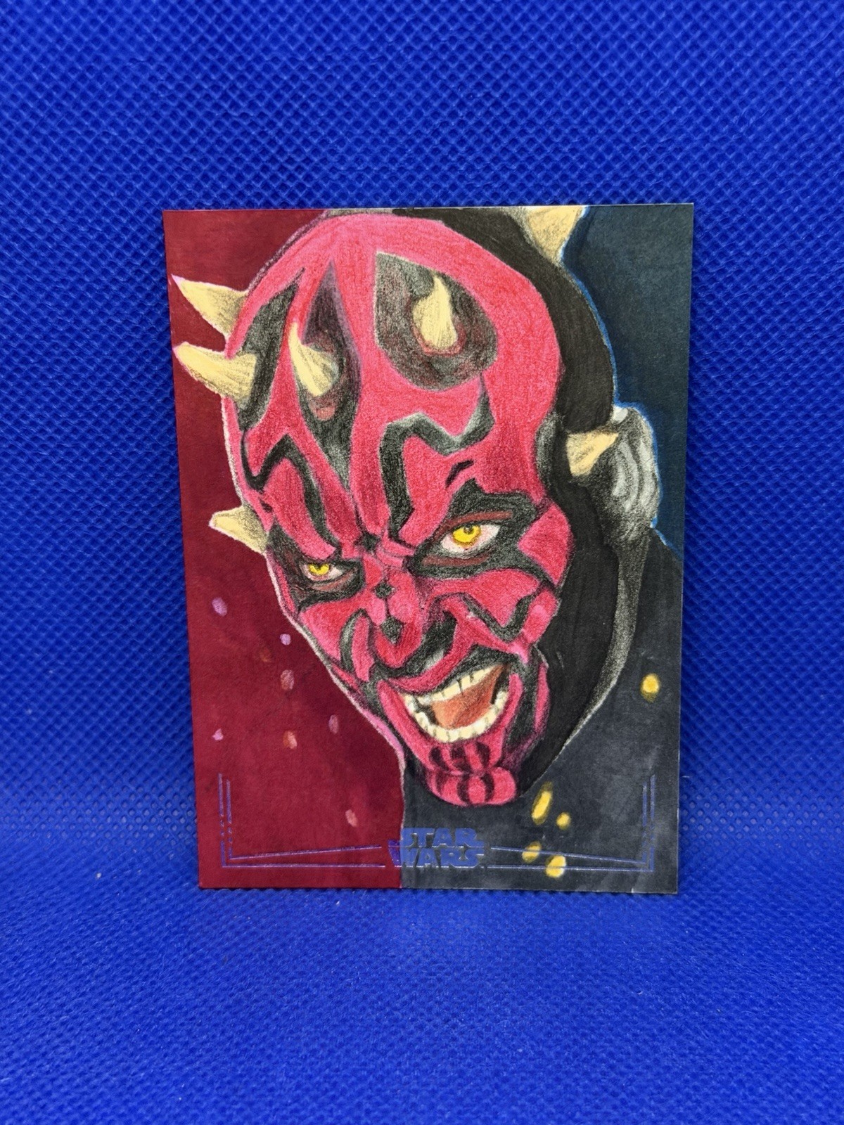 2026 Topps Chrome Star Wars Darth Maul Sketch By Arlene