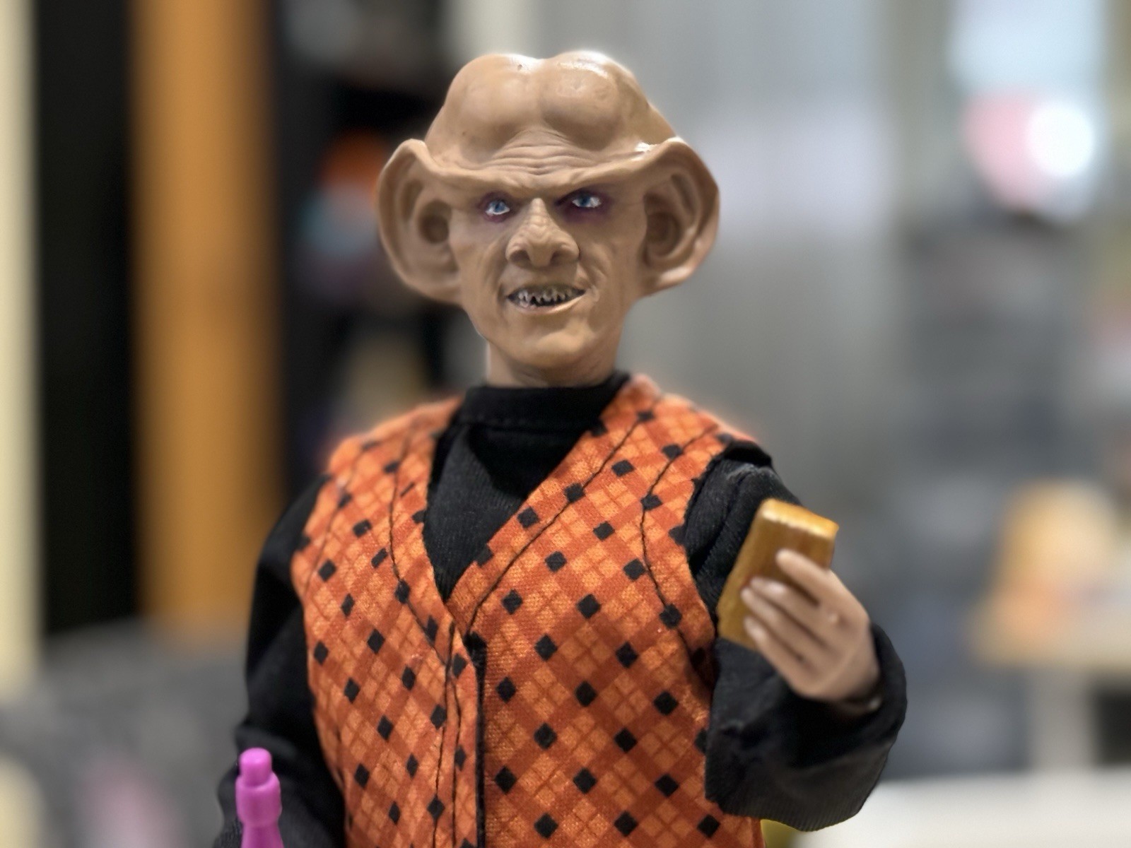 1/6 Scale Star Trek DS9 Custom Quark Painted Head Sculpt. Exo 6 scale