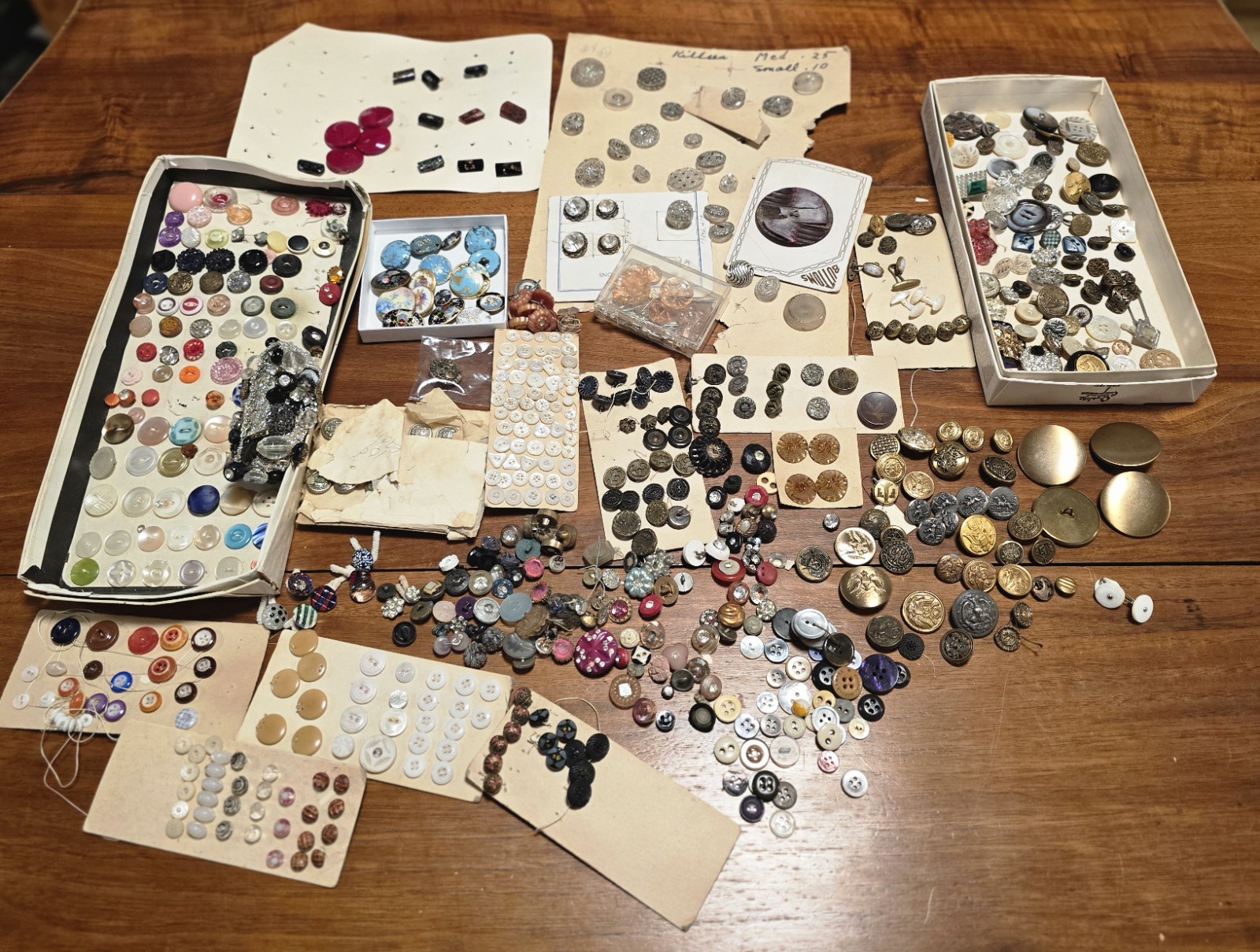 Antique/Vintage Button Lot  Estate Sale Find from California