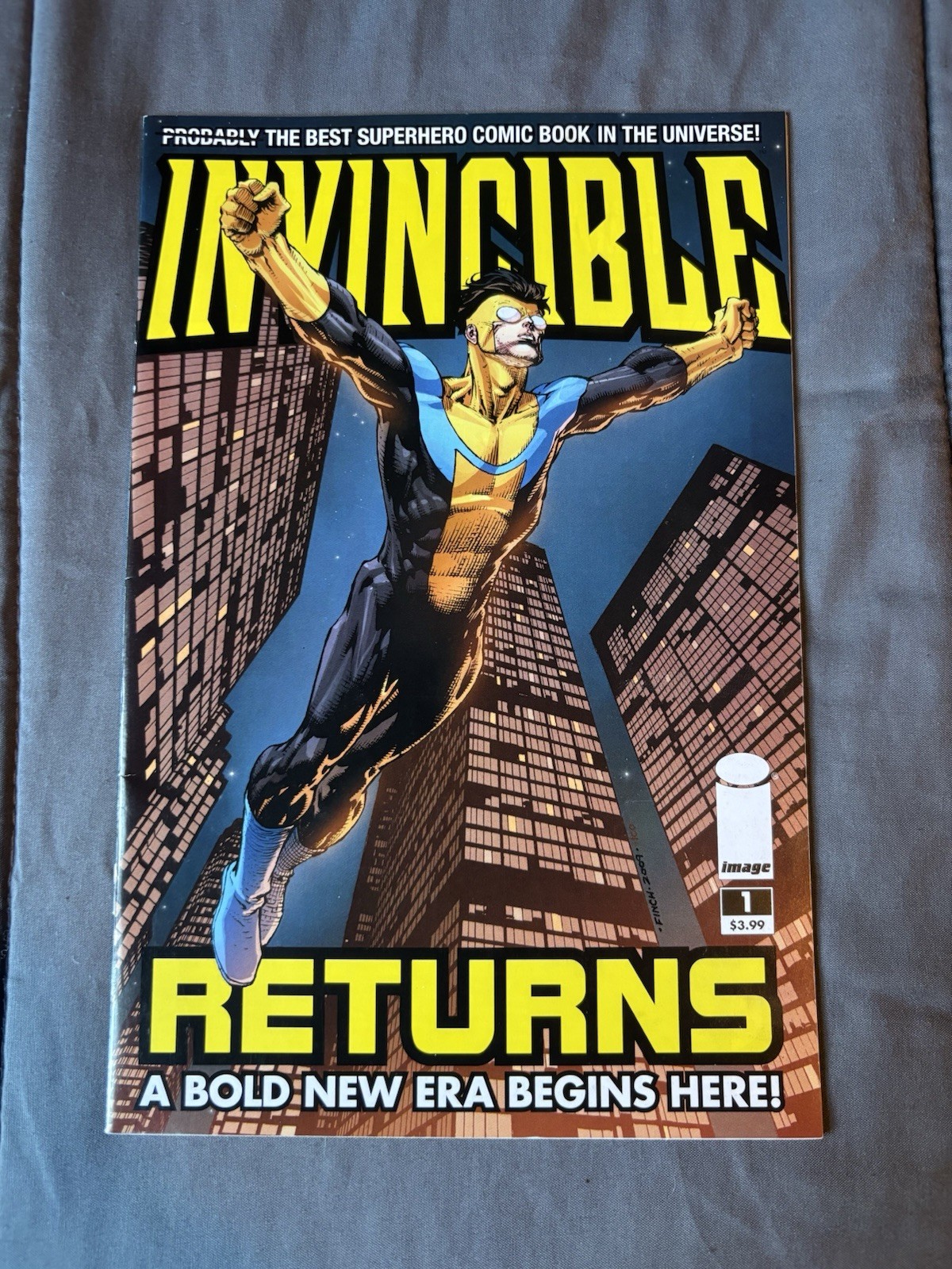 Invincible Returns #1 Image Comics 2010 David Finch Cover Kirkman Ottley