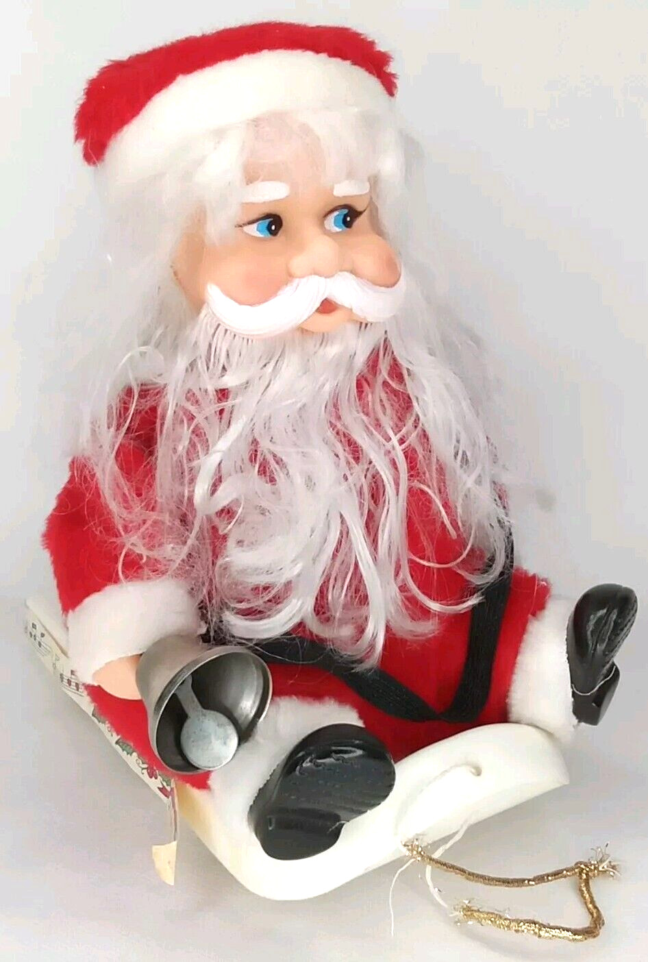 Vintage 1980s Woolworth's Bump N Go Santa Claus Christmas Toy