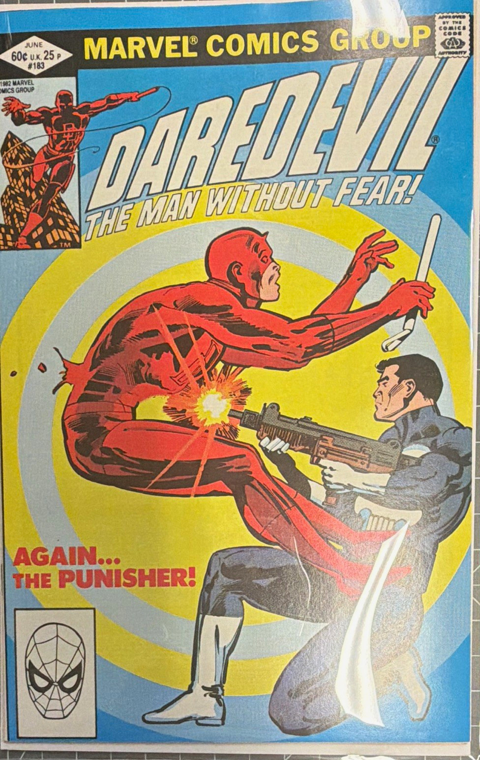 Marvel Daredevil #183 (1982) Frank Miller Daredevil Punisher High Grade🔥🔥🔥