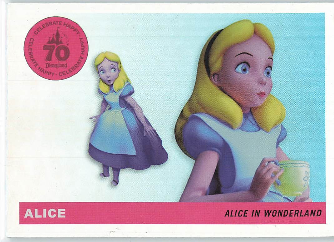 2025 Topps Disneyland 70th Anniversary #T55-25 Alice 1955 Topps Disneyland Icons