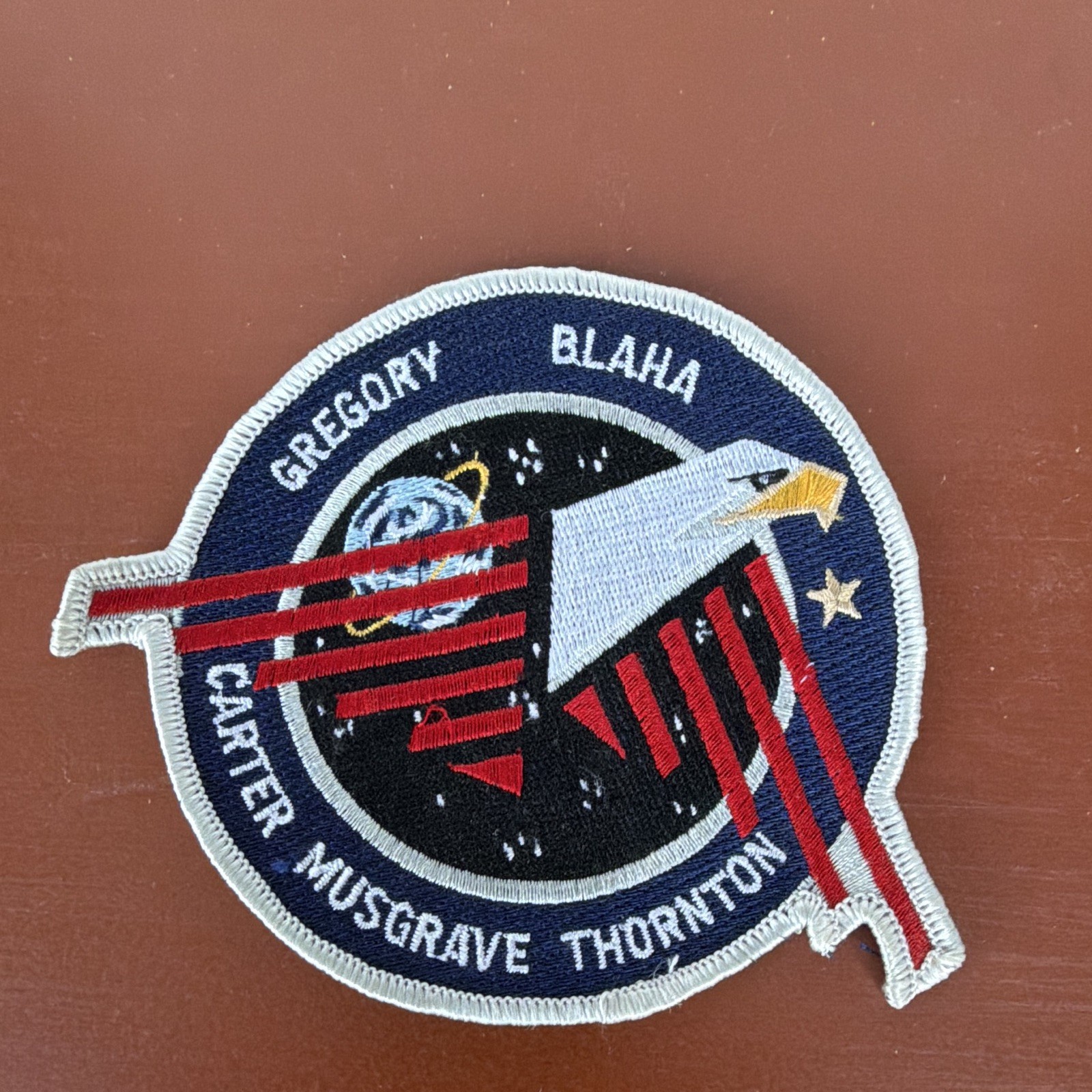Vintage NASA STS-51-G Discovery Space Shuttle Mission Patch 1985 Gregory Blaha
