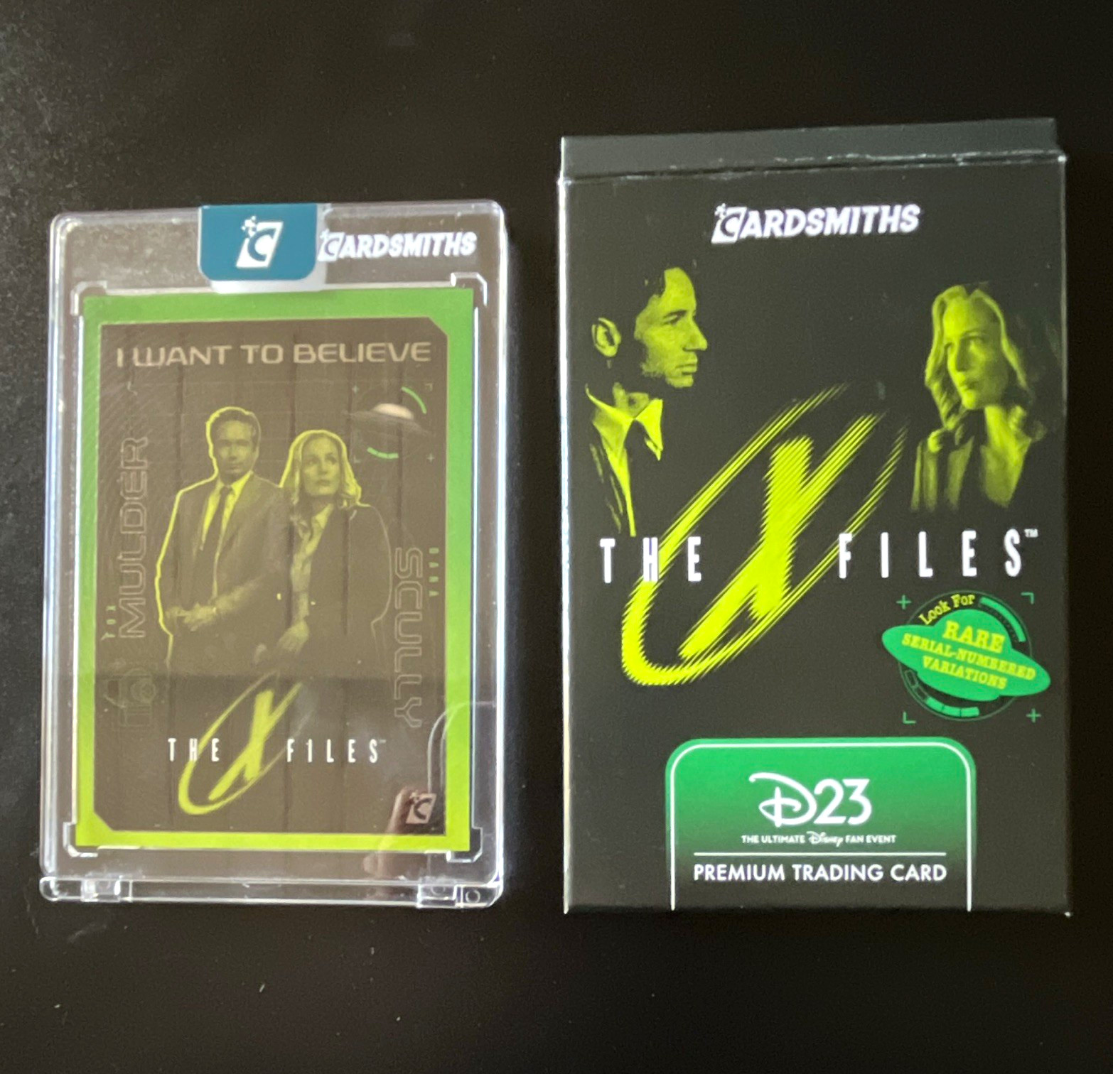 Cardsmiths The X-Files D23 Premium Card I Want To Believe Mulder/Scully 2/5