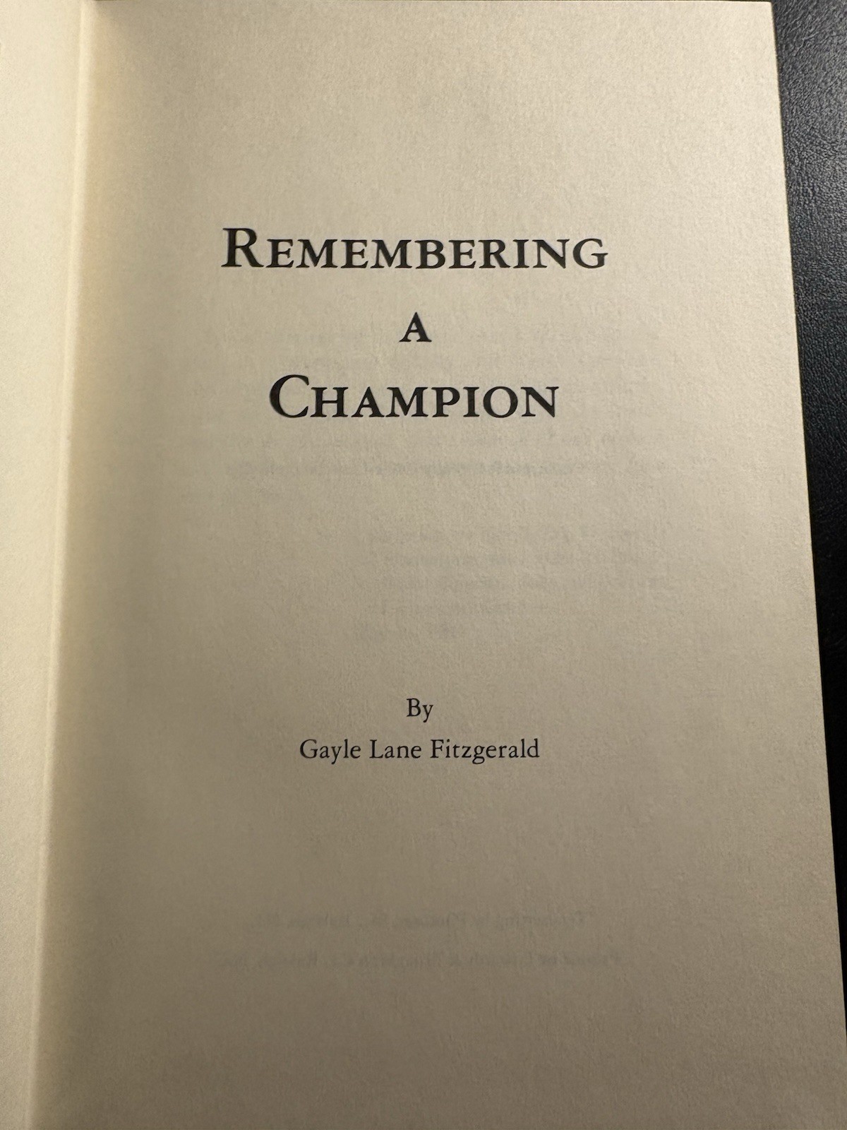 SIGNED Ralph H Scott Remembering a Champion 1988 NC Senator W Kerr Scott