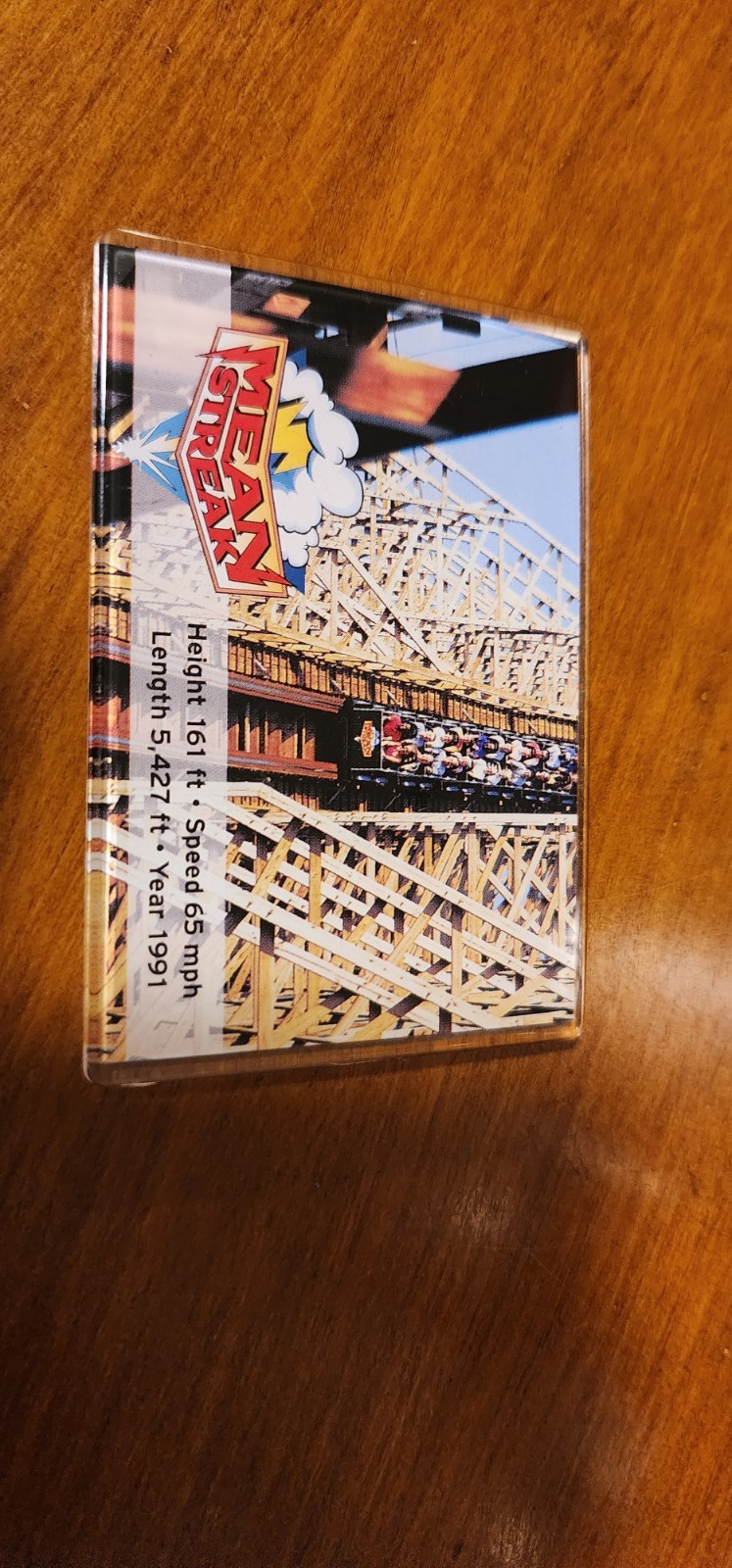 Cedar Point Mean Streak Roller Coaster magnet  Amusement Park collectible 