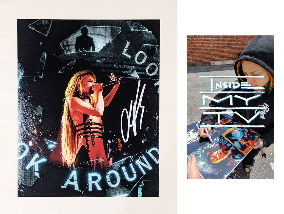 INFECTED RAIN Lena Scissorhands SIGNED 8x10\