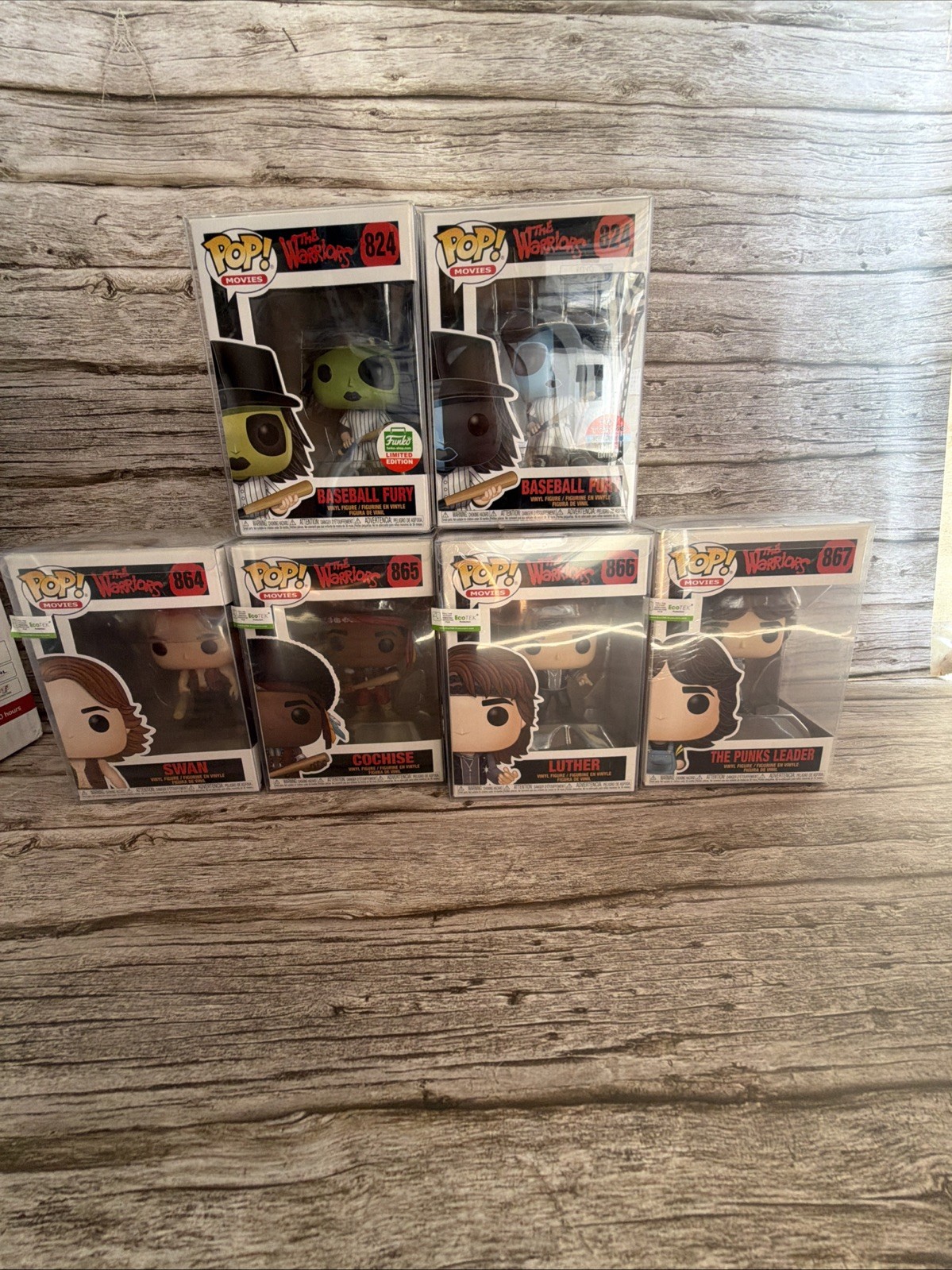 The Warriors Funko Pop 824, 824, 864, 865, 866, 867