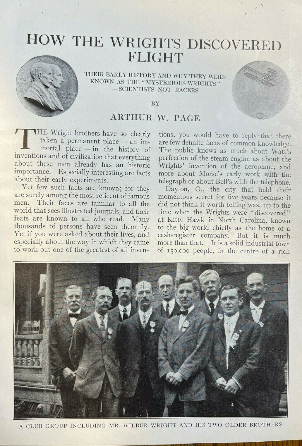 1910 How the Wright brothers Discovered Flight illustrated