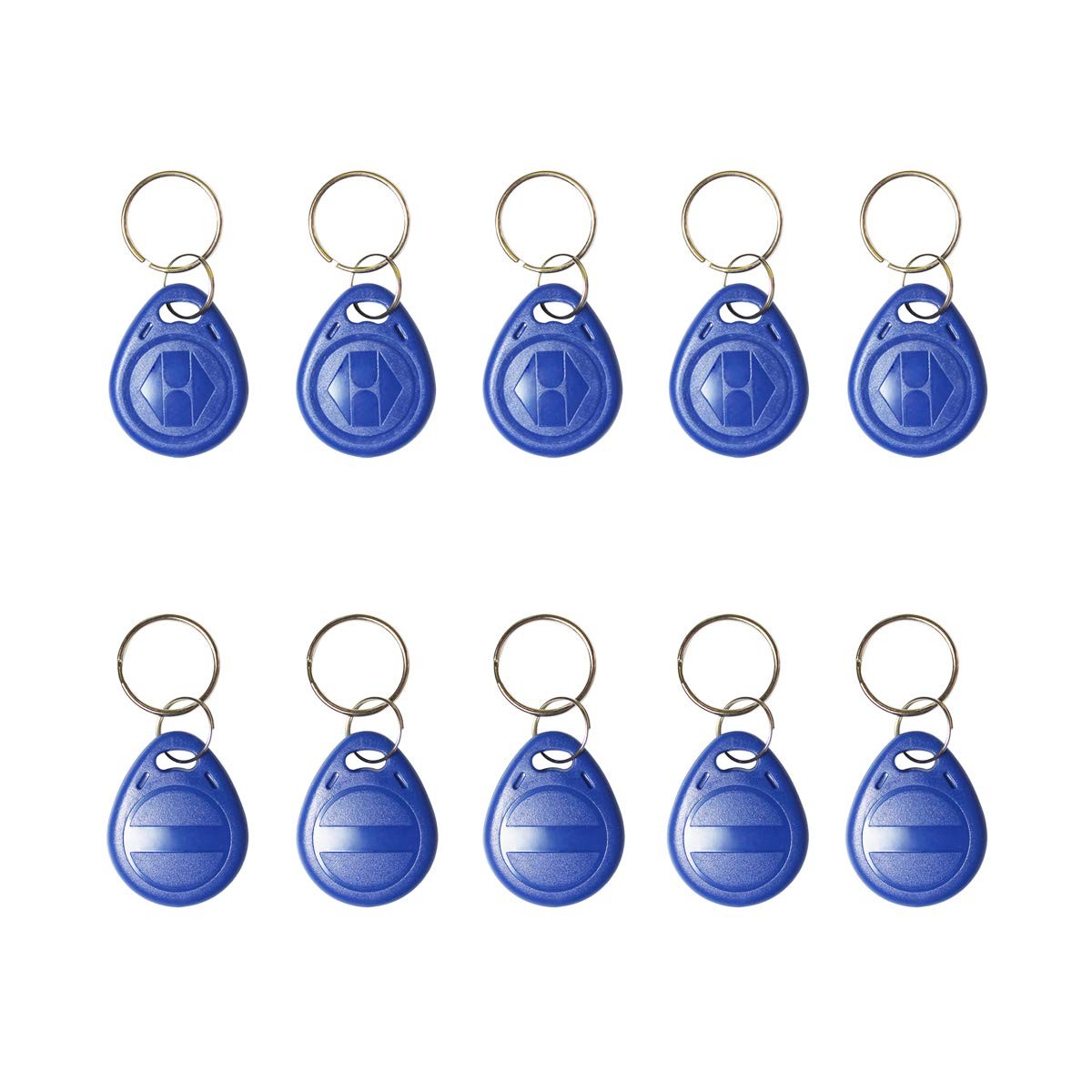 10 PCS Writable 125kHz RFID Key Fob Proximity ID Card Token Tag Rewritable T5577