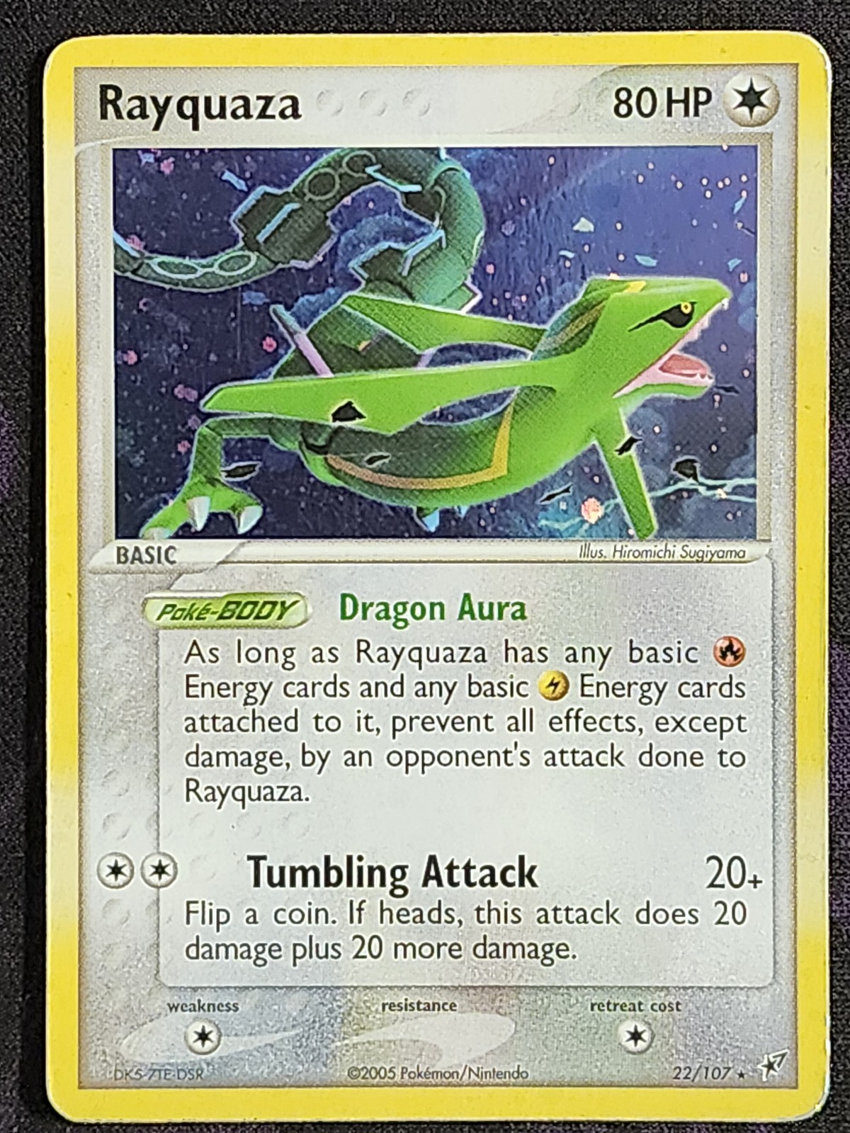Pokemon Rayquaza 22/107 (MP) Deck Exclusive PR