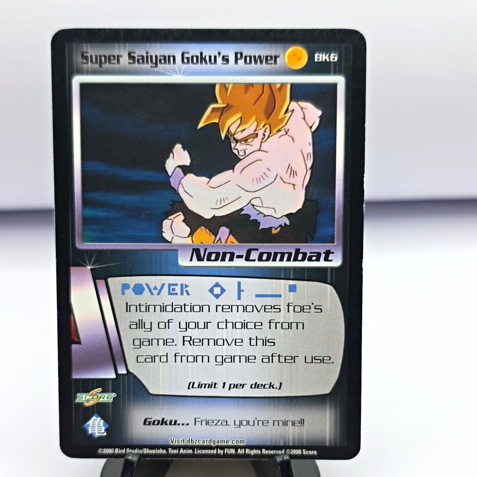 Score 2000 Dragon Ball Z CCG Super Saiyan Goku\'s Power Non-Combat BK6