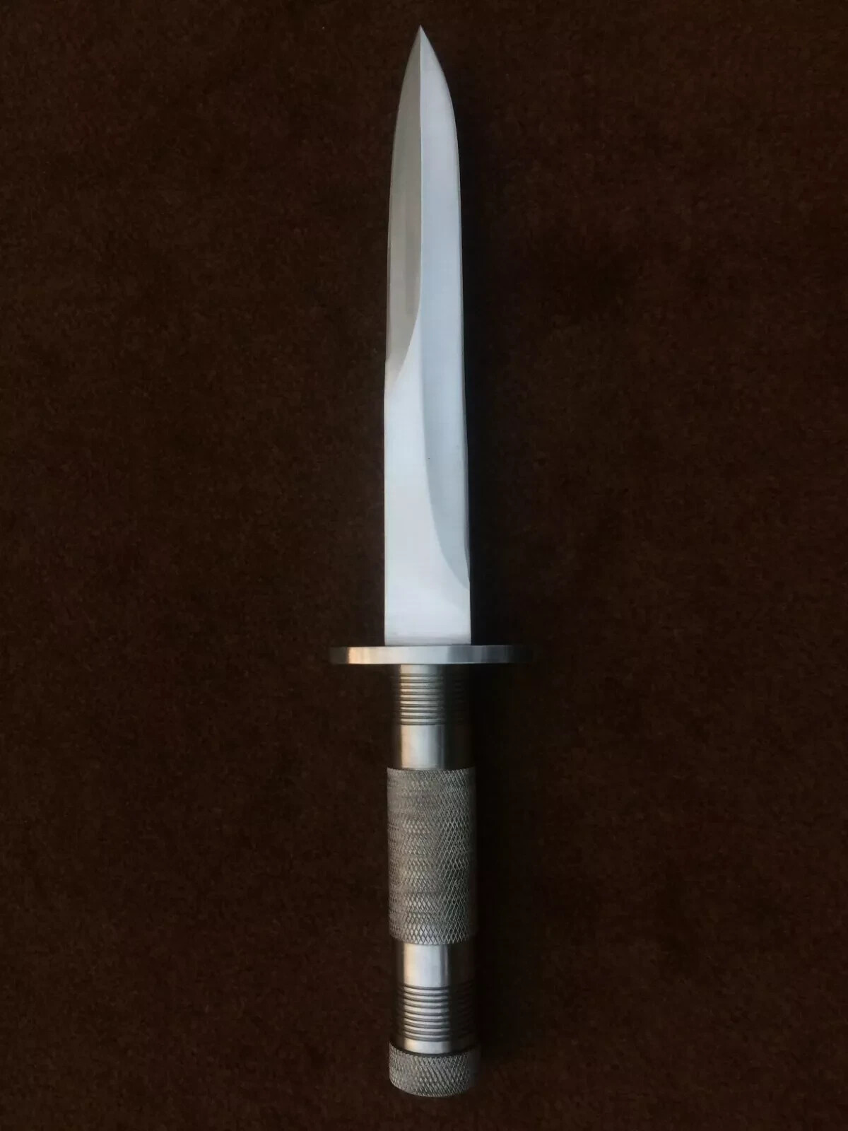 HANDMADE 5160 SPRING STEEL ANGUS ARBUCKLE ARA COMBAT KNIFE REPLICA WITH SHEATH