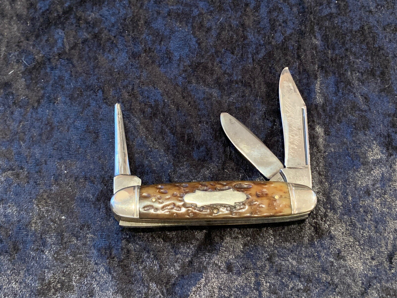 Old Vintage Hibbard Spencer Bartlett Stockman Folding Pocket Knife