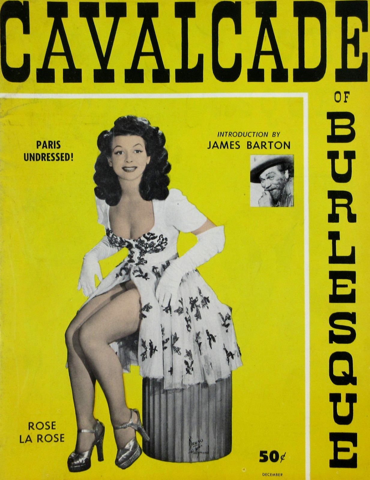 Vintage Pinup Cheesecake Burlesque Magazine Stripper Sketches Ads Cavalcade 1952