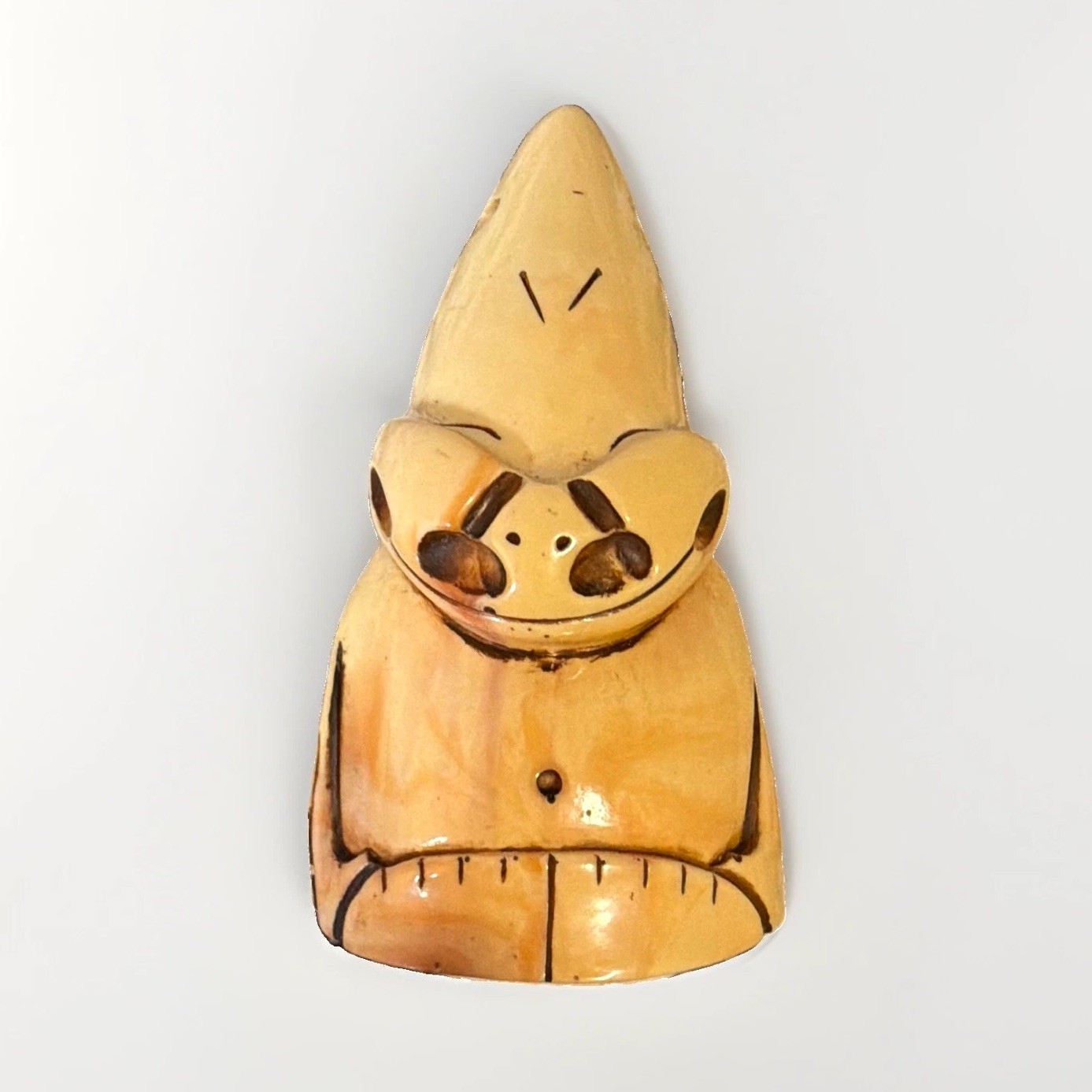 Vintage Carved Billiken Goof Luck Figure Alaskan Hand Carved  4