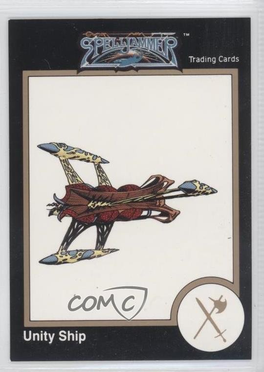 1992 TSR Advanced Dungeons & Dragons Spelljammer Gold Unity Ship #280 0b5