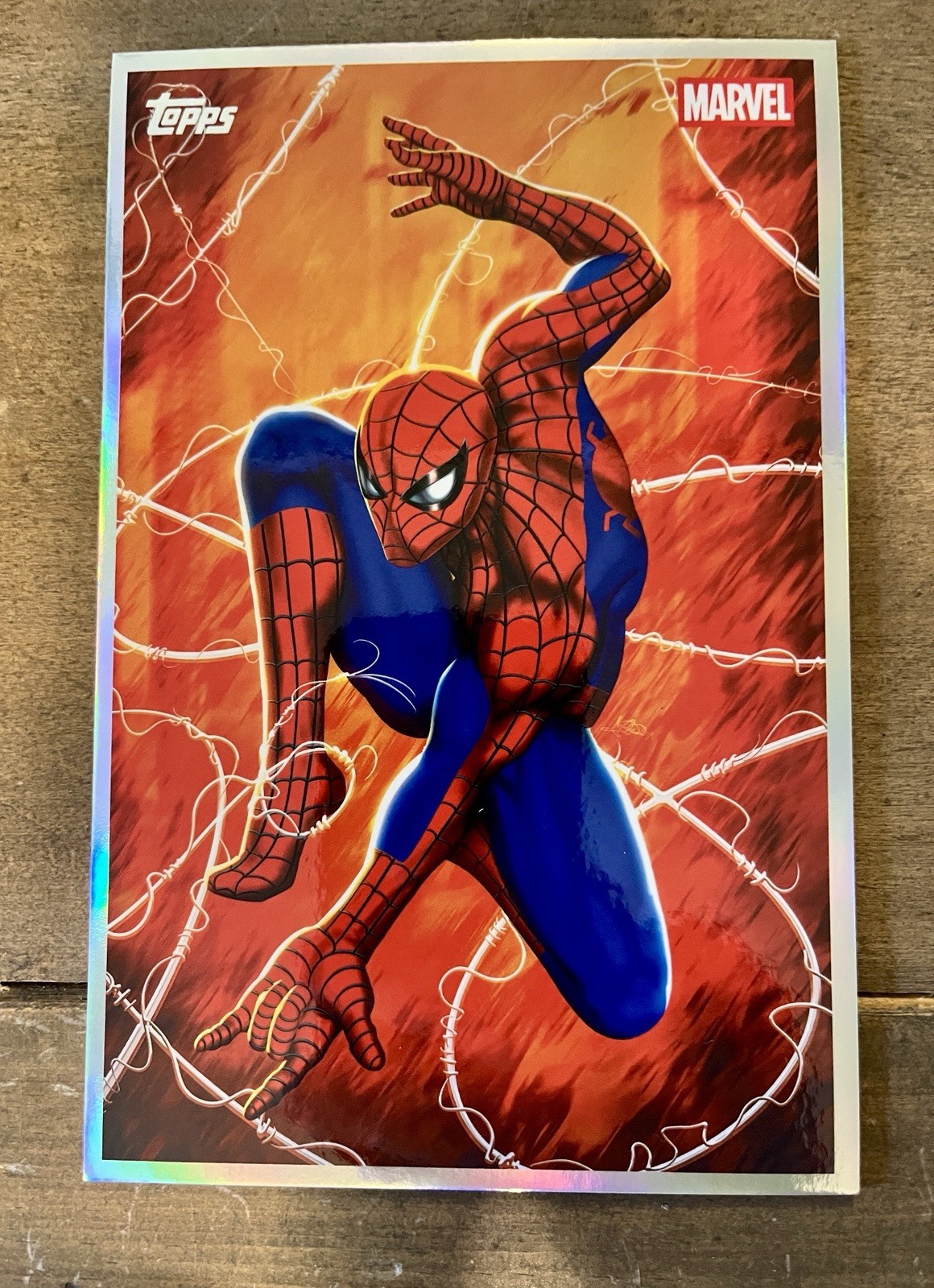 2026 Topps Marvel Vault Spider-Man Box Topper Originals Art Card Ariel Diaz