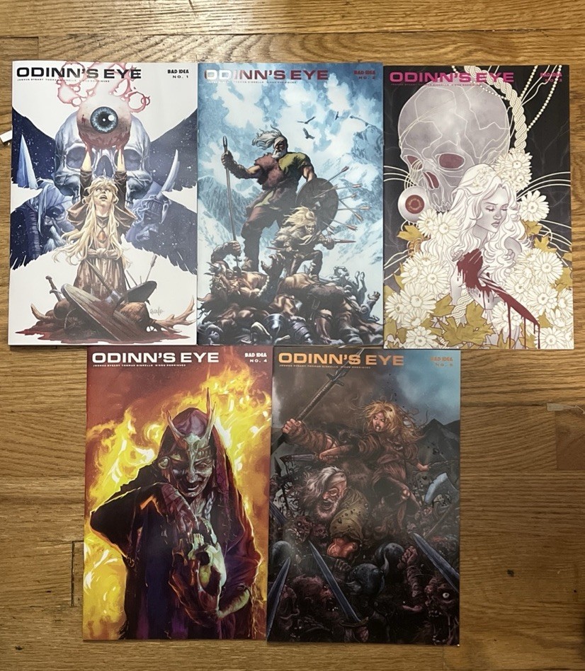 Odinn\'s Eye #1-5 (2021 Bad Idea Comics) 1 2 3 4 5 Complete Mini-Series