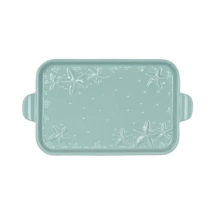 Temp-tations Stoneware 11x7 Platter, Trivet/Board, 5 Designs, Coastal Temp-tations Stoneware 11x7 Platter, Trivet/Board, 5 Designs, Coastal