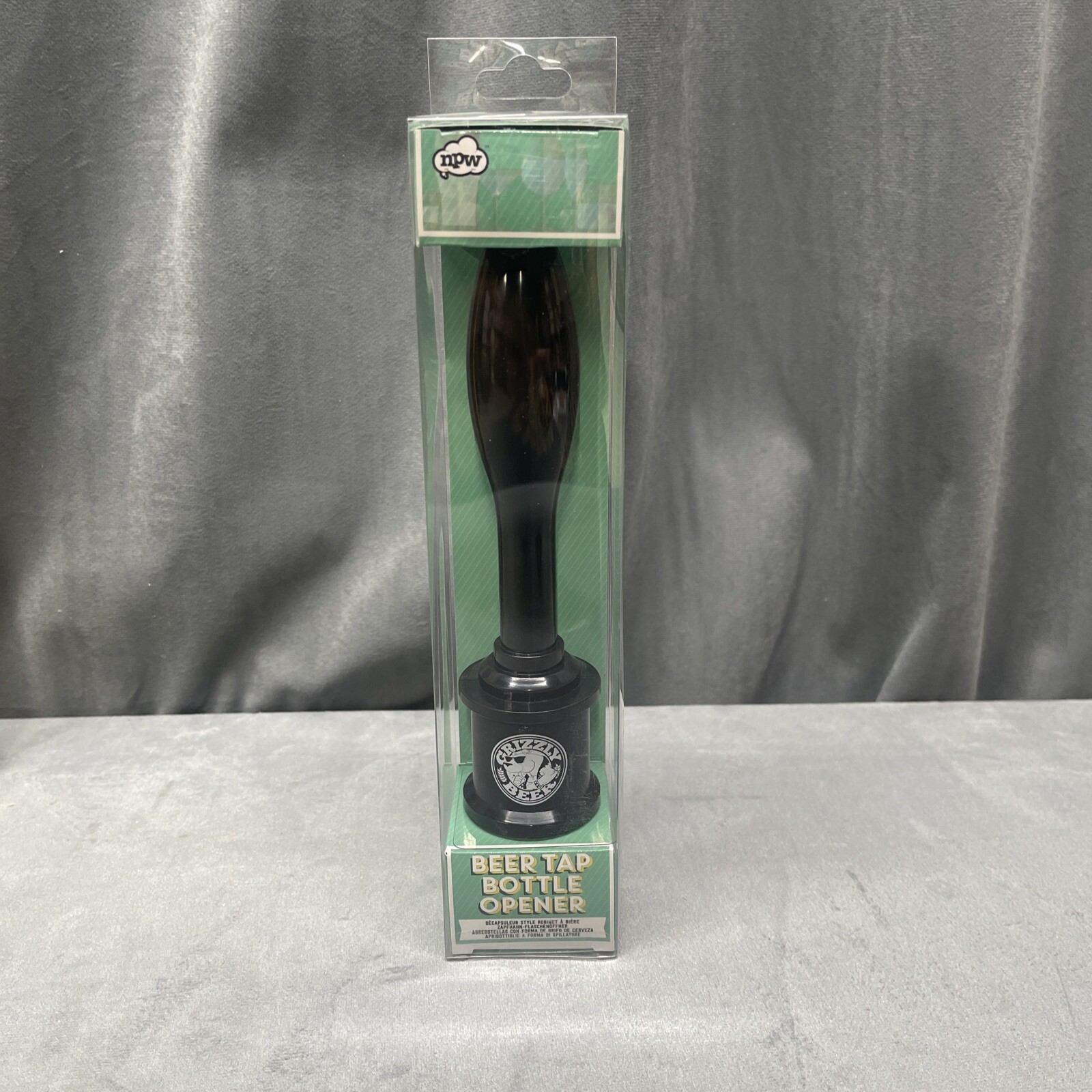 Beer Tap Handle Bottle Opener Grizzly Beer Logo Bar Décor New Sealed Gag Gift