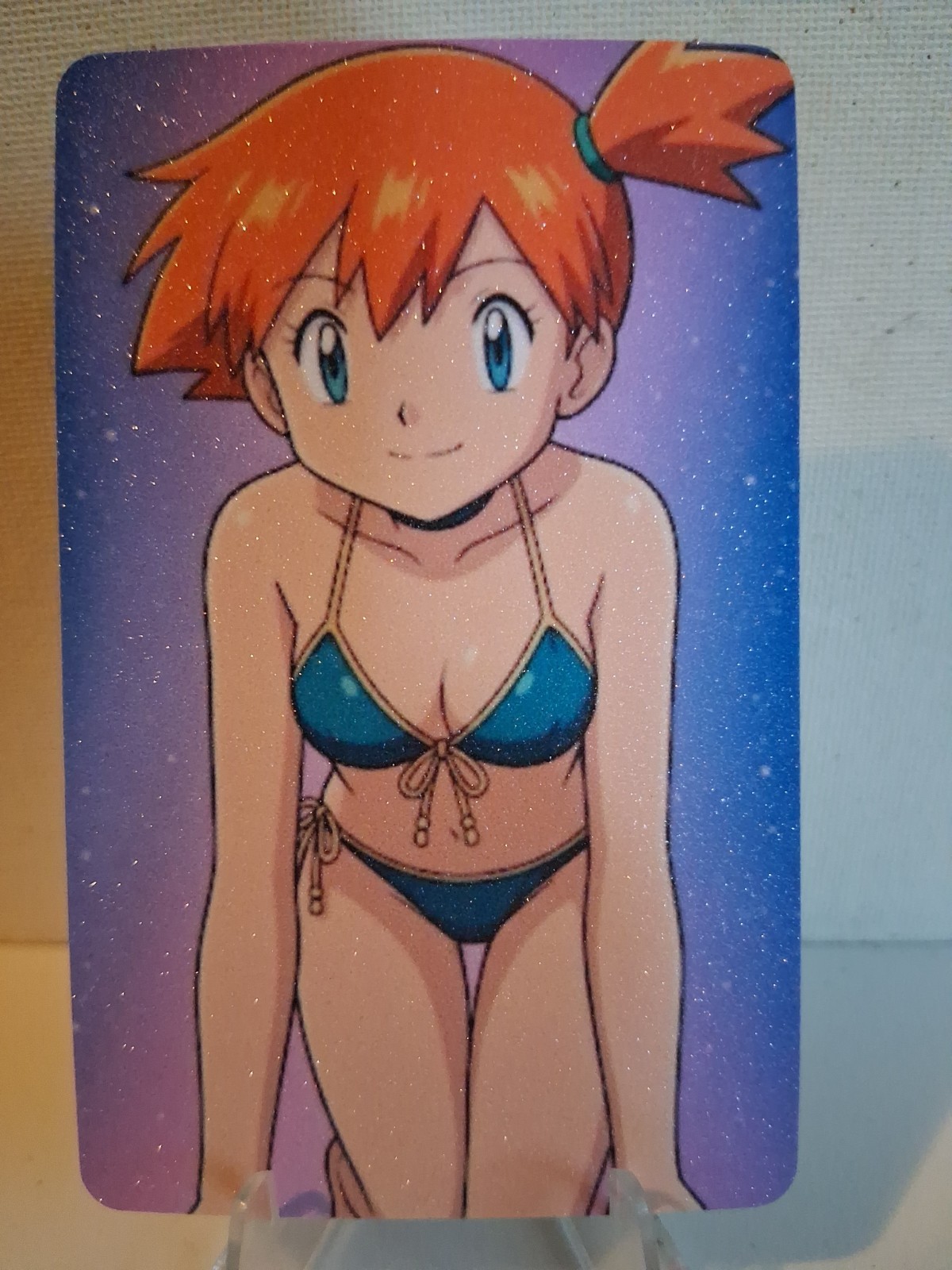Pokémon Misty Glitter Anime Trading Card 