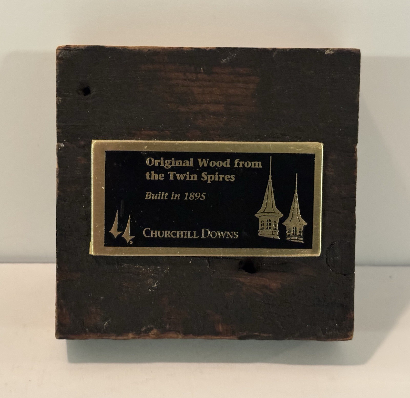 Original Wood From The Twin Spires 1895 4\