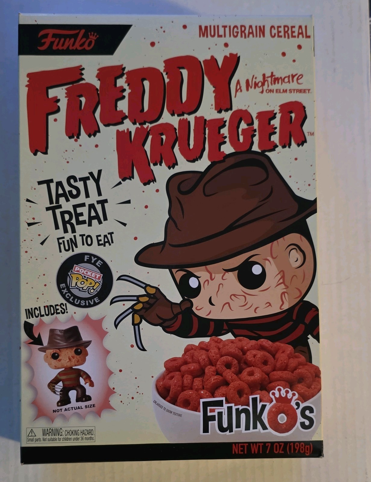 FunkO’s Cereal FREDDY KRUEGER Nightmare on Elm Street FYE Exclusive