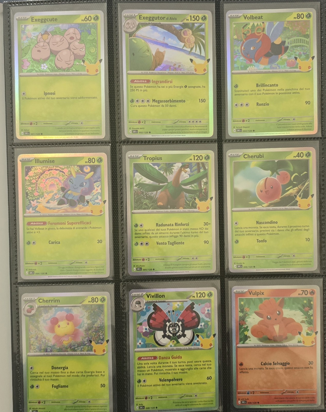 pokemon 30th anniversary complete regular set 