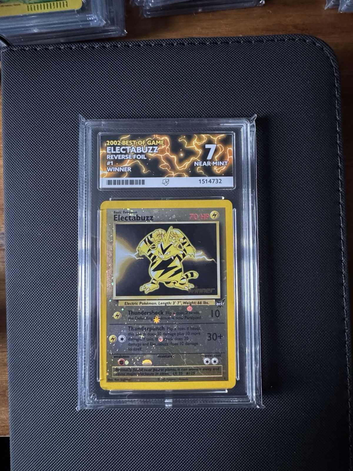 Electabuzz Winner #1 Best of Game Reverse Holo 2002 Pokémon ACE 7