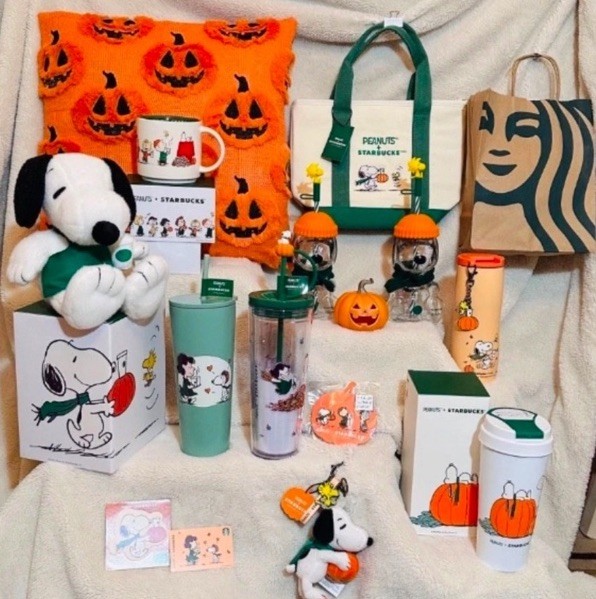 Starbucks Peanuts 60th Anniversary Collection 10 pcs NEW Set plus 6 BONUS ITEMS