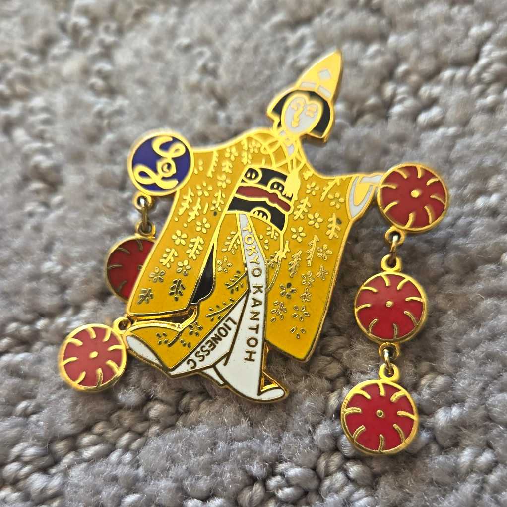 Lot 9 Asia Lions Pins Japan Tokyo Funabashi Daruma Geisha Fuji Korea Taiwan Mex