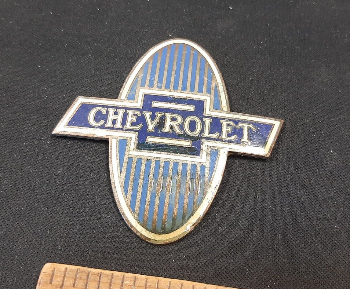 1929-1931 CHEVROLET Chevy Radiator Grille Shield Emblem Badge Bowtie Logo