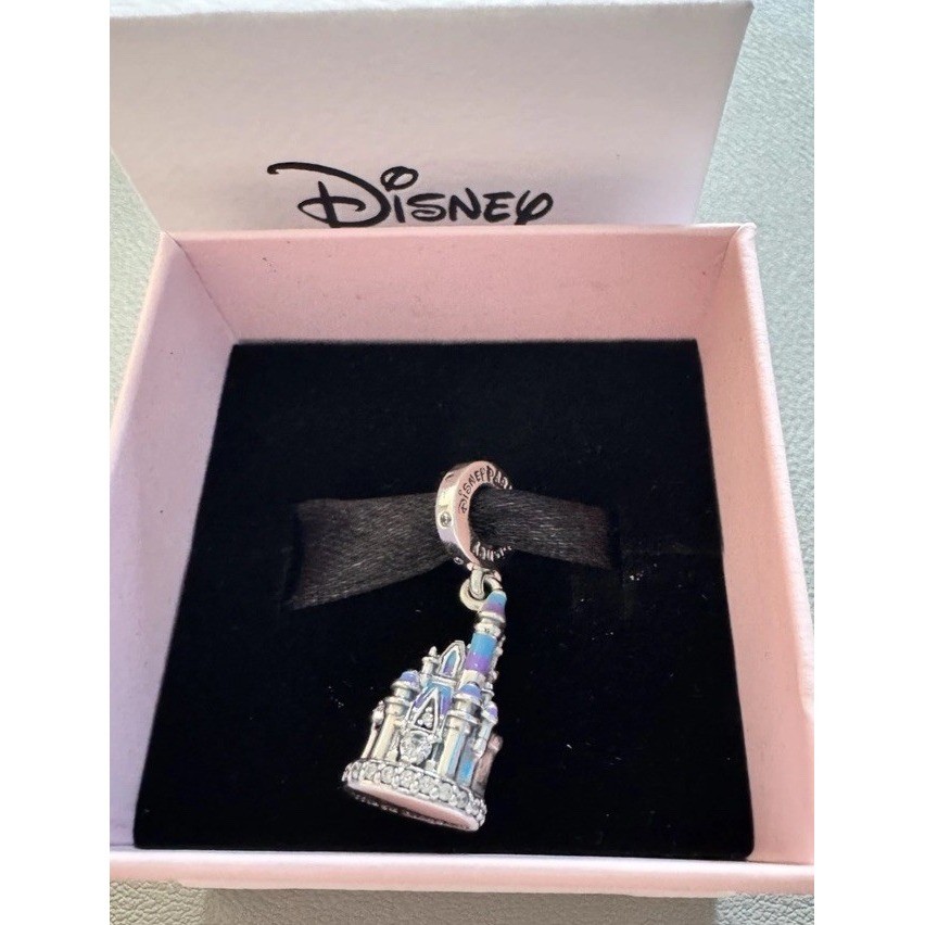 2025 Disney Parks Magic Kingdom Pandora Charm Cinderella\'s Castle New In Box