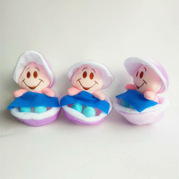Cute Alice in Wonderland Young Oyster Baby Plush Doll Stuffed Toy 10cm new