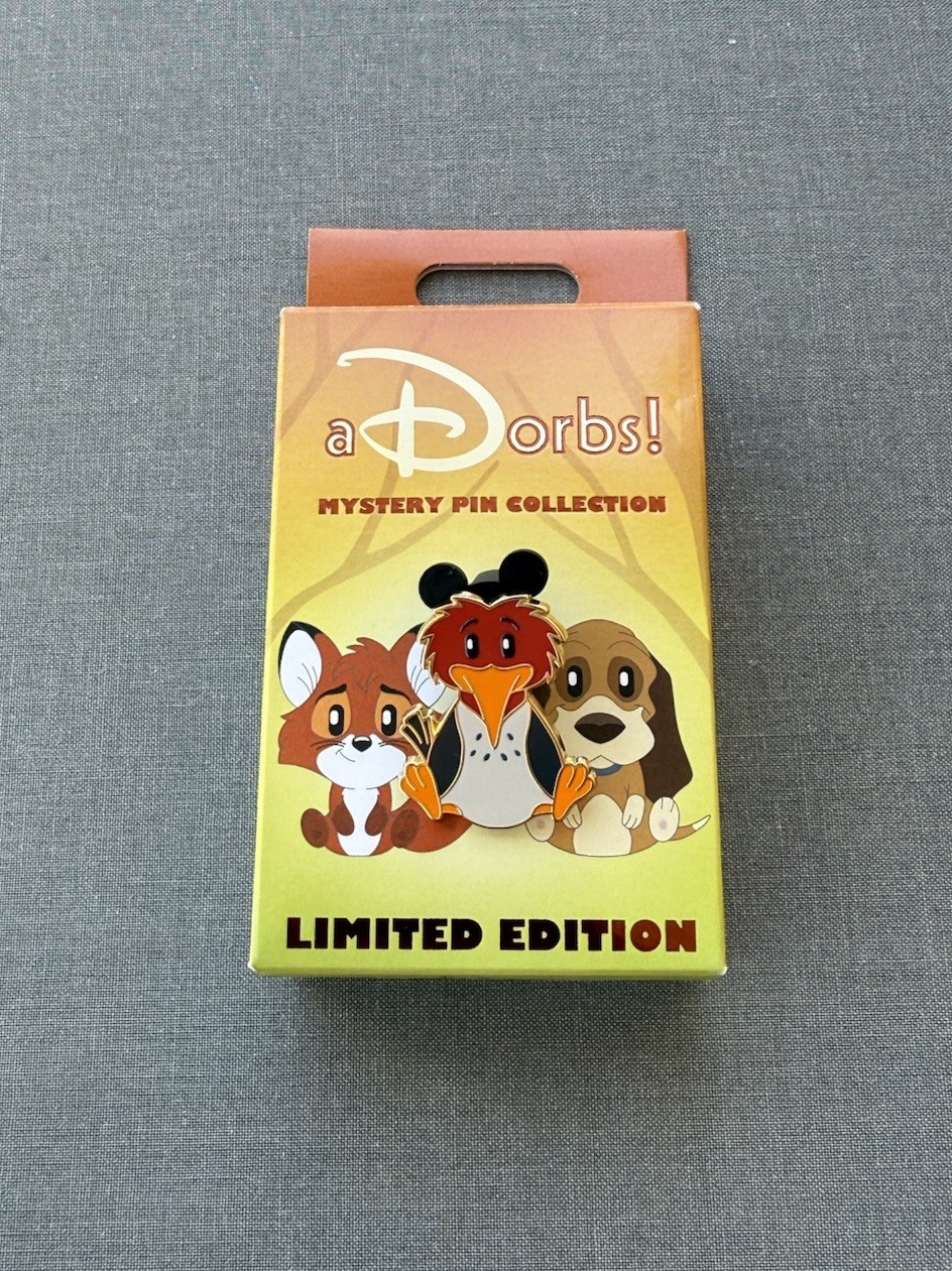 Disney WDI MOG aDorbs Fox and the Hound 45th Anniversary Boomer Chaser Pin