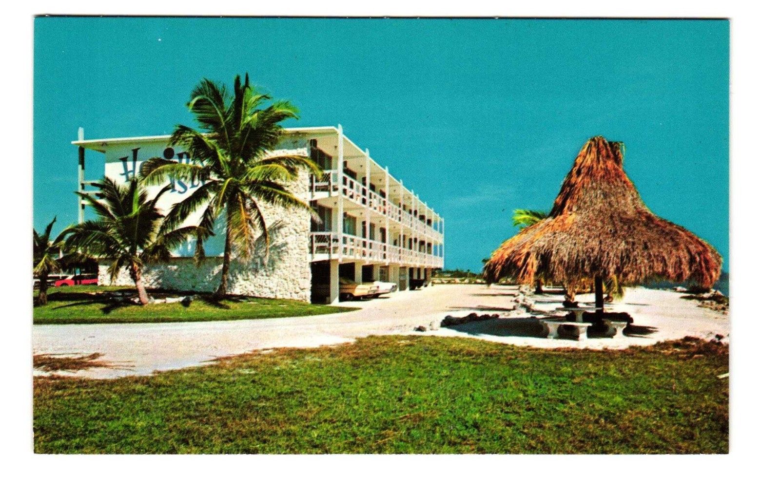 Holiday Isle 70 miles south of Miami FL vintage postcard unposted