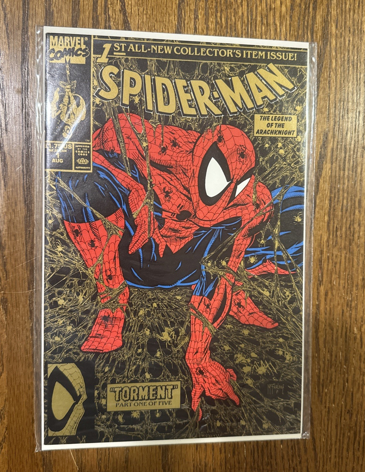Spider-Man #1 Gold Edition, Marvel Comics, Unopened, bagged & Slabbed