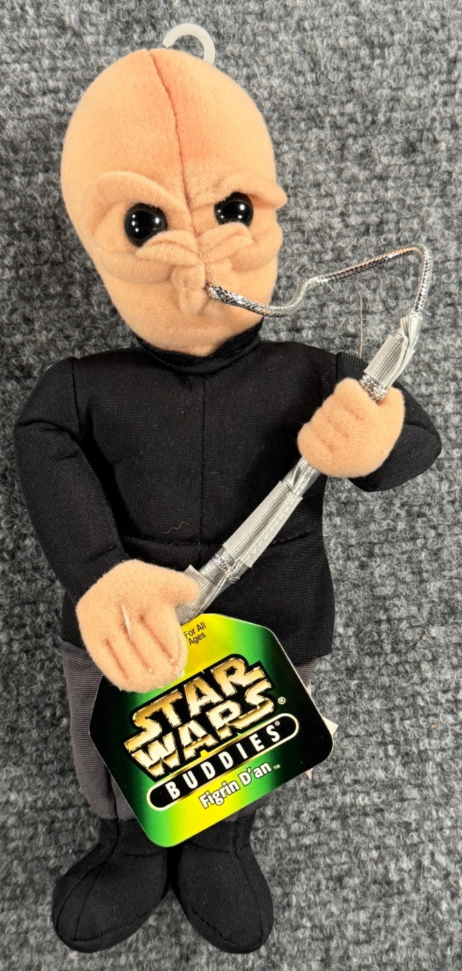 Star Wars Buddies Figrin D\'an Cantina Band 1998 Kenner New With Tag