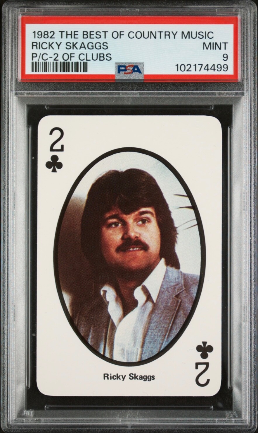 1982 Best of Country Music RICKY SKAGGS PSA 9 rookie RC Pop 2 highest HOF