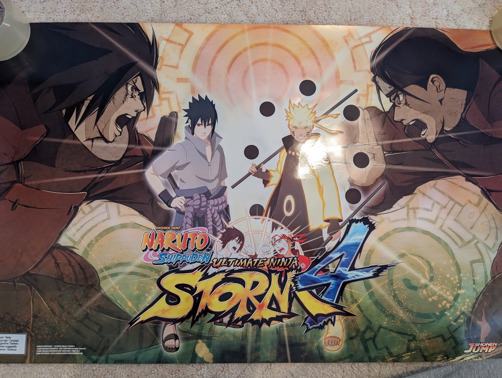 Naruto Shippunden Ultimate Ninja Storm 4 Poster (22X36)  GameStop Exclusive